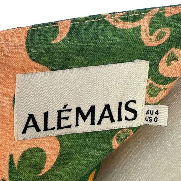 Alemais Multicolor Floral Midi Dress - Picture 10 of 13